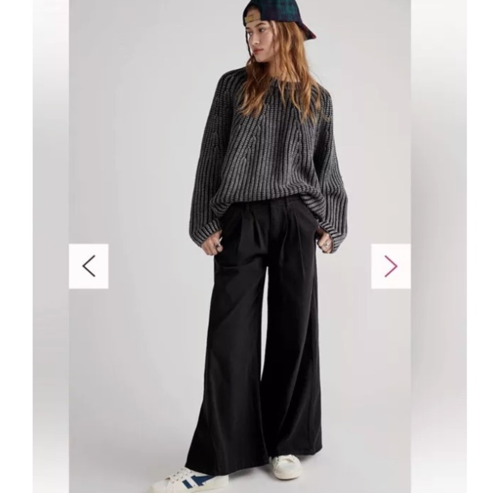 SOLD OUT Free People Light As Spring Wide Leg Trousers 6 - Picture 6 of 10